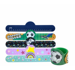 REGUA BRACELETE SILICONE FUNNY 20CM DP C/12 RE0214
